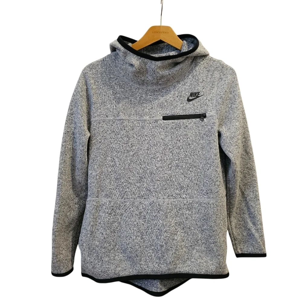 Nike Women's Heather Gray Summit Hooded Pullover